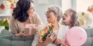 3 generations of women celebrating Mother's Day