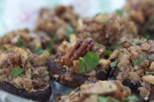 Stuffed Shitake mushrooms