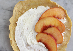 Vegan Orange Peach Cheesecake