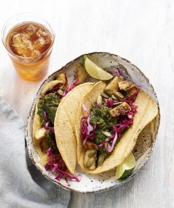 Vegan Tacos with Salted Grilled Plantains