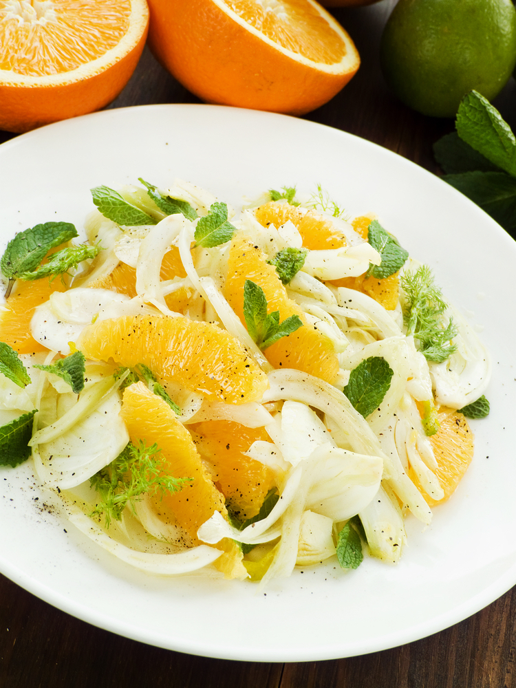 Fennel, Orange and Mint Winter Salad - Sophie Uliano