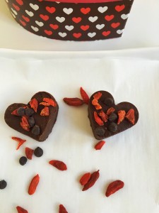 healthy fudge hearts