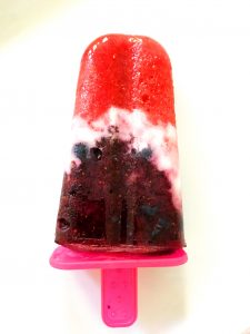 Coconut Berry Popsicle