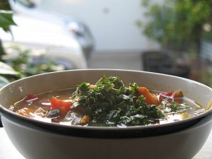 Rainbow Chard Coconut Soup