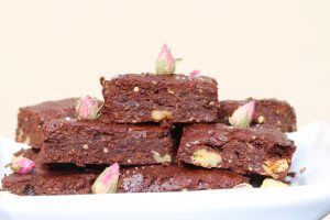 Rose Chocolate Brownies