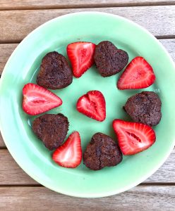 Black Bean Brownie Hearts