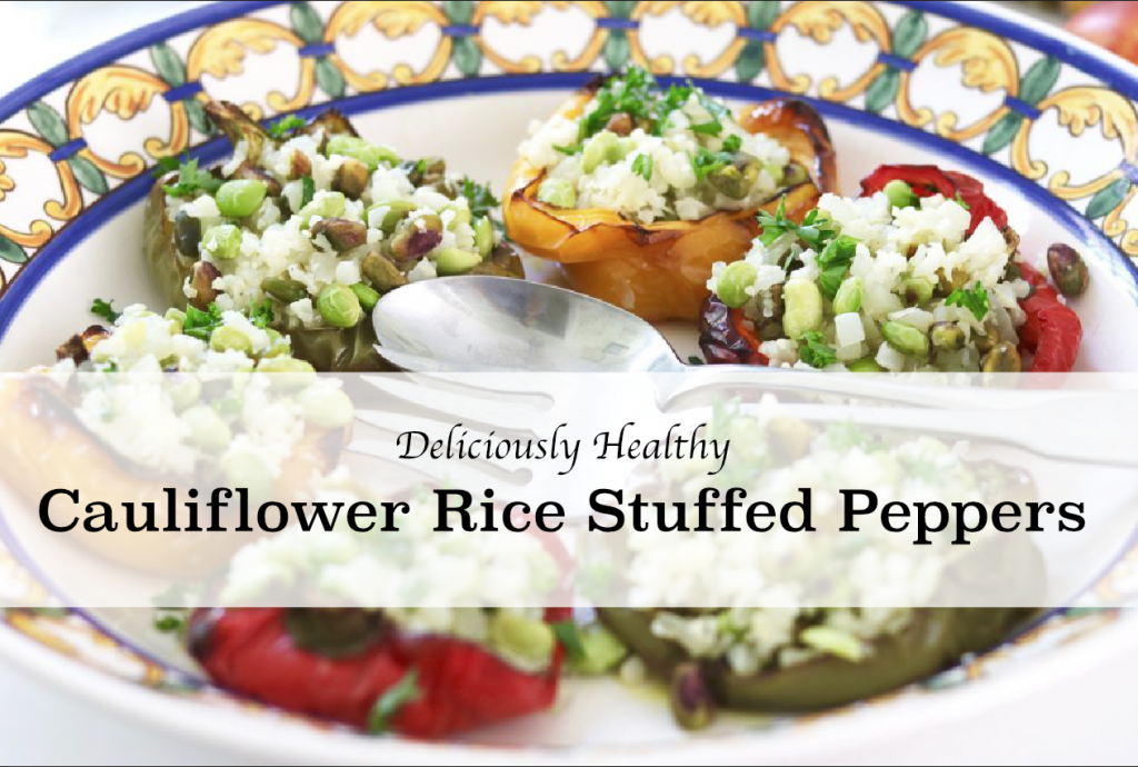 Cauliflower Rice Stuffed Peppers