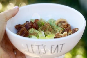 Matcha Apple Pie Oatmeal