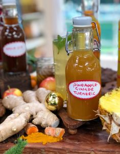 Pineapple Ginger Turmeric Shrub