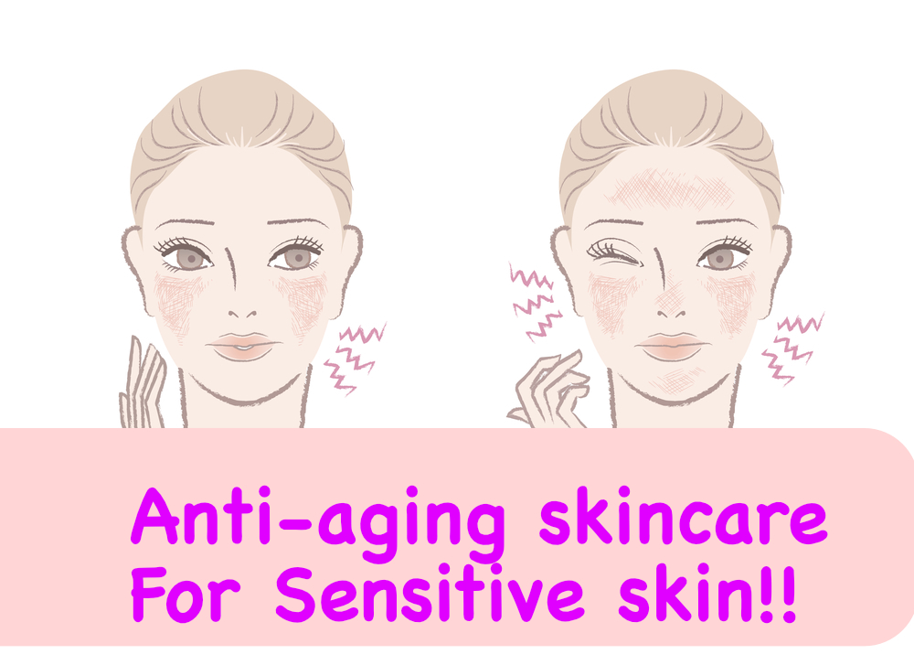 antiaging skincare for sensitive skin