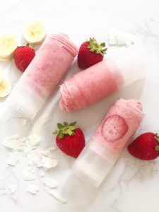 Strawberry Nice Cream Push-Up Pops