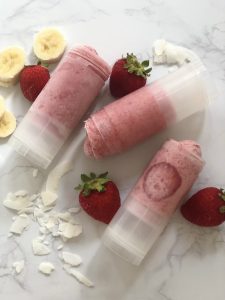 Strawberry Nice Cream Push-Up Pops