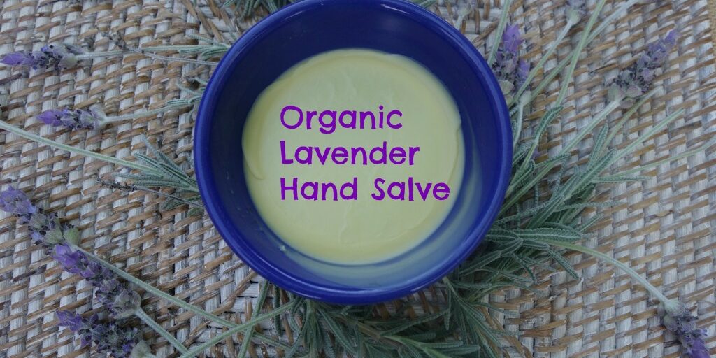 DIY organic lavender hand salve