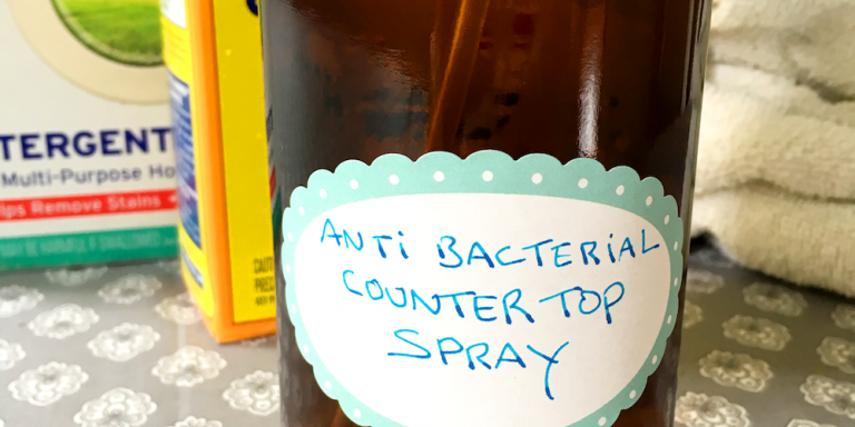 antibacterial countertop spray