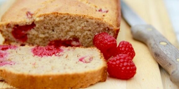 Vanilla Raspberry Gluten-Free Coffee Cake